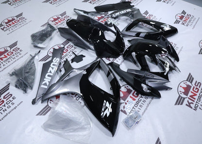 Suzuki GSX-R600 Fairings (2006-2007) Black, Silver, White at KingsMotorcycleFairings.com