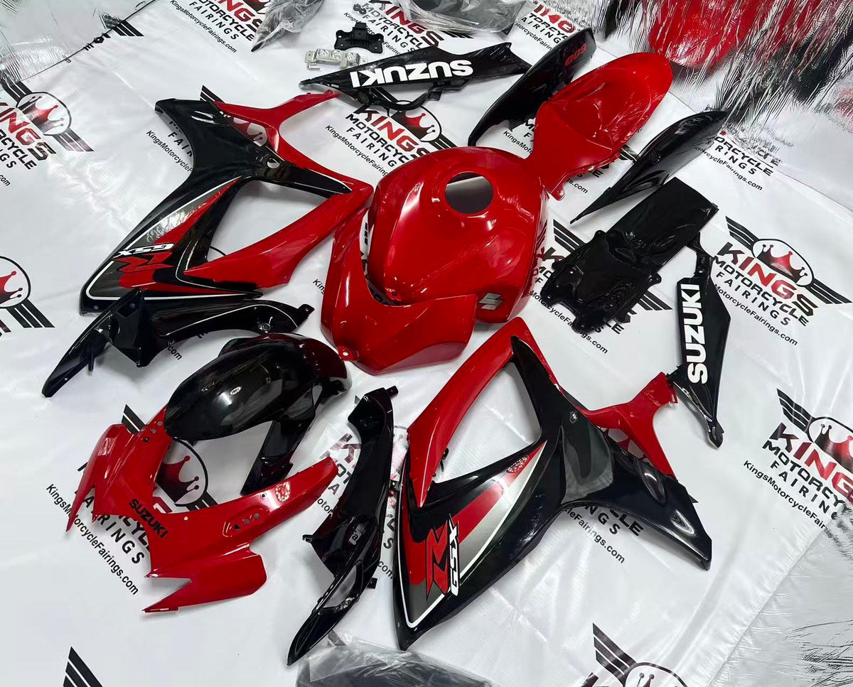 Suzuki GSX-R600 Fairings (2006-2007) Red, Black, Silver, White at KingsMotorcycleFairings.com