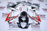 Suzuki GSX-R600 Fairings (2011-2024) Black, White, Red Yoshimura from KingsMotorcycleFairings.com
