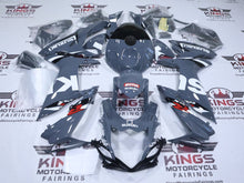 Suzuki GSX-R600 Fairings (2011-2024) Nardo Gray, White, Black from KingsMotorcycleFairings.com