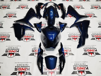 Suzuki GSX-R600 Fairings (2025-2026) Blue Faux Carbon Fiber at KingsMotorcycleFairings.com