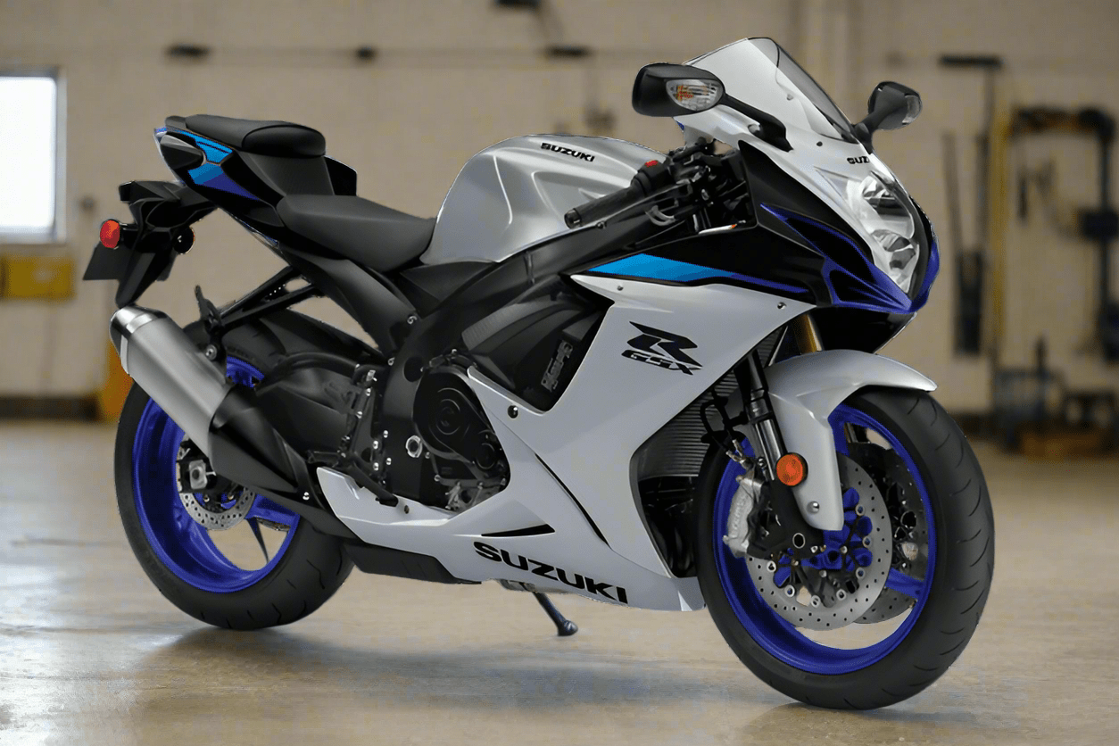 Suzuki GSX-R600 Fairings (2025-2026) Gloss Silver, Blue, Black at KingsMotorcycleFairings.com