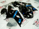 Suzuki GSX-R750 Fairing Kit (2004-2005) Black Gloss, Blue at KingsMotorcycleFairings.com
