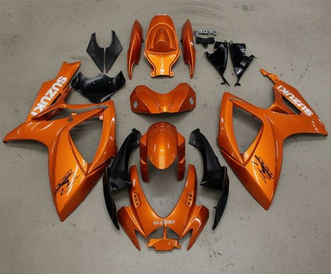 Suzuki GSX-R750 Fairing Kit (2006-2007) Orange Metallic at KingsMotorcycleFairings.com