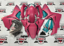 Suzuki GSX-R750 Fairing Kit (2025-2026) Matte Pink, Blue Turquoise at KingsMotorcycleFairings.com