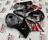 Suzuki GSX-R750 Fairings (2004-2005) Gray, Red, Black, Silver at KingsMotorcycleFairings.com