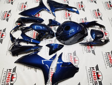 Suzuki GSX-R750 Fairings (2011-2024) Blue Faux Carbon Fiber at KingsMotorcycleFairings.com