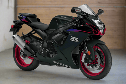 Suzuki GSX-R750 Fairings (2011-2024) Matte Black, Red, Purple, Blue from KingsMotorcycleFairings.com
