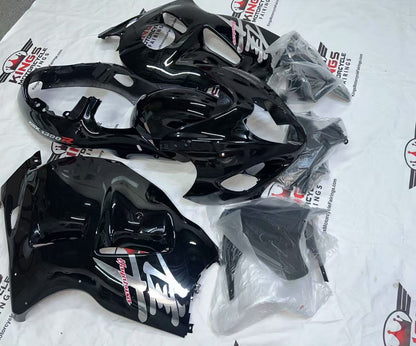 Suzuki GSX1300R Hayabusa Fairings (1999-2007) Black, Chrome, Red at KingsMotorcycleFairings.com