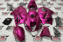 Suzuki Hayabusa Fairings (1999-2007) Pink, Black at KingsMotorcycleFairings.com