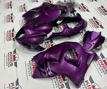 Suzuki GSX1300R Hayabusa Fairings (1999-2007) Purple, Black Kanji from KingsMotorcycleFairings.com
