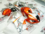 Suzuki GSX1300R Hayabusa Fairings (1999-2007) Silver, Orange at KingsMotorcycleFairings.com