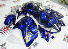 Suzuki GSX1300R Hayabusa Fairings (2008-2020) Blue, Gold at KingsMotorcycleFairings.com