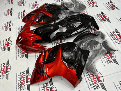 Suzuki GSX1300R Hayabusa Fairings (2008-2020) Burnt Orange, Black from KingsMotorcycleFairings.com