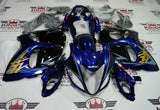 Suzuki GSX1300R Hayabusa Fairings (2008-2020) Dark Blue, Black, Gold, Gray at KingsMotorcycleFairings.com