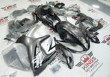 Suzuki Hayabusa Fairings (2008-2020) Gray, Silver, Black, White at KingsMotorcycleFairings.com