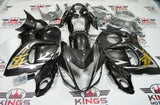 Suzuki GSX1300R Hayabusa Fairings (2008-2020) Gray, Silver, Gold at KingsMotorcycleFairings.com