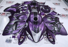 Suzuki GSX1300R Hayabusa Fairings (2008-2020) Matte Purple, Black, Glow from KingsMotorcycleFairings.com
