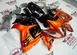 Suzuki GSX1300R Hayabusa Fairings (2008-2020) Orange, Black at KingsMotorcycleFairings.com