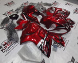Suzuki GSX1300R Hayabusa Fairings (2008-2020) Red Wine, Silver, Black at KingsMotorcycleFairings.com