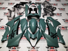 Suzuki GSX1300R Hayabusa Fairings (2021-2025) Flat Green, Black at KingsMotorcycleFairings.com