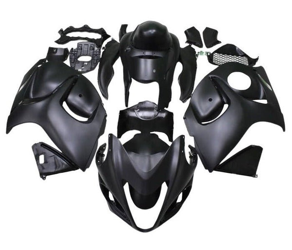 Suzuki GSX1300R Hayabusa (2008-2020) Matte Black Fairings at KingsMotorcycleFairings.com