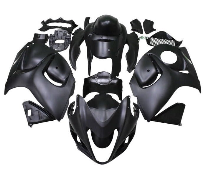Suzuki GSX1300R Hayabusa Fairings (2008-2020) Matte Black at KingsMotorcycleFairings.com