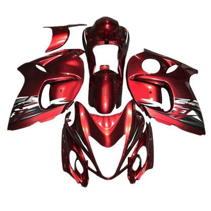 Suzuki GSX1300R Hayabusa Fairings (2008-2020) Red, Silver, White at KingsMotorcycleFairings.com