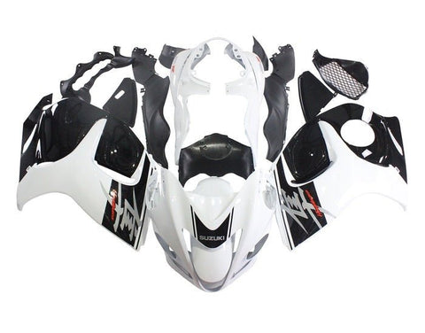 Suzuki GSX1300R Hayabusa (2008-2020) White, Black, Silver, Red Fairings at KingsMotorcycleFairings.com