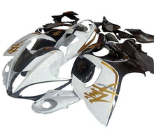Suzuki GSX1300R Hayabusa Fairings (2008-2020) White, Gold, Black at KingsMotorcycleFairings.com