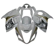 Suzuki GSX1300R Hayabusa Fairings (2008-2020) White, Gold, Gray at KingsMotorcycleFairings.com