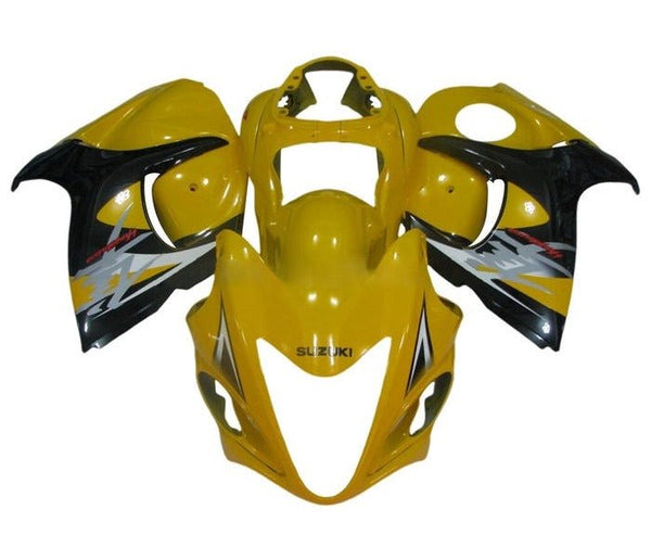 Suzuki GSX1300R Hayabusa (2008-2020) Yellow, Black, White, Silver Fairings at KingsMotorcycleFairings.com