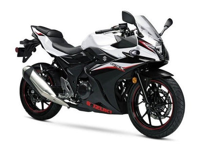 Suzuki GSX250R Fairings (2017-2021) Black, White, Red at KingsMotorcycleFairings.com