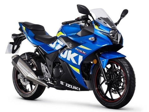 Suzuki GSX250R Fairings (2017-2021) Blue, White, Yellow at KingsMotorcycleFairings.com