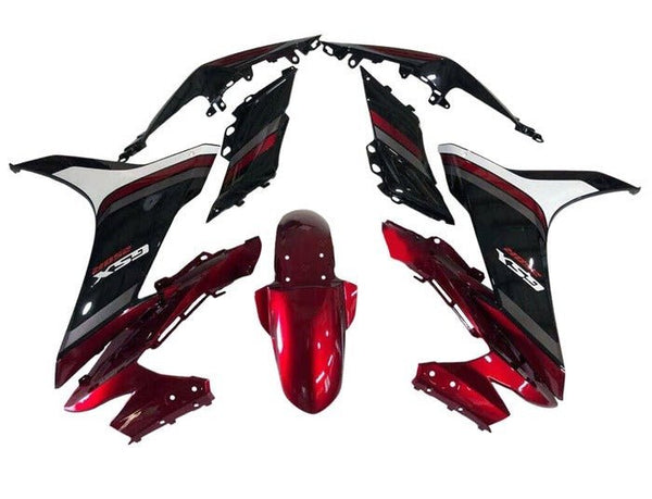 Suzuki GSX250R Fairings (2017-2021) Red, Black, Gray at KingsMotorcycleFairings.com