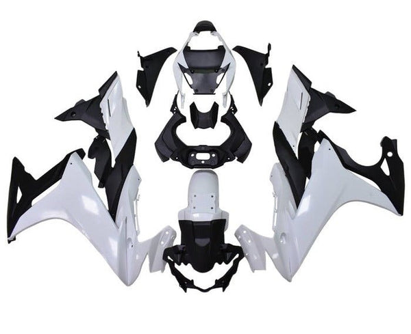 Suzuki GSX250R Fairings (2017-2021) White, Black at KingsMotorcycleFairings.com