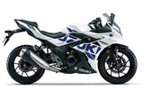 Suzuki GSX250R Fairings (2017-2021) White, Blue, Black at KingsMotorcycleFairings.com