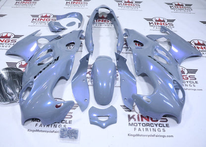 Suzuki GSX600F Katana Fairings (1998-2006) Chameleon Gray, Blue at KingsMotorcycleFairings.com