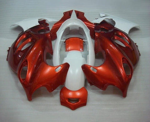 Suzuki GSX600F Katana Fairings (1998-2006) White, Orange at KingsMotorcycleFairings.com
