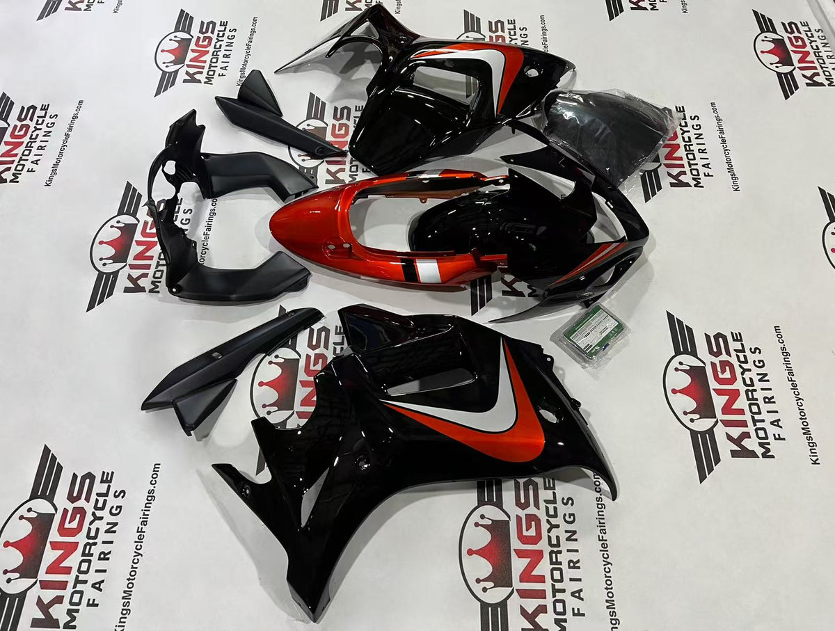 Suzuki GSX650F Fairings (2007-2015) Black, Candy Orange, Silver from KingsMotorcycleFairings.com