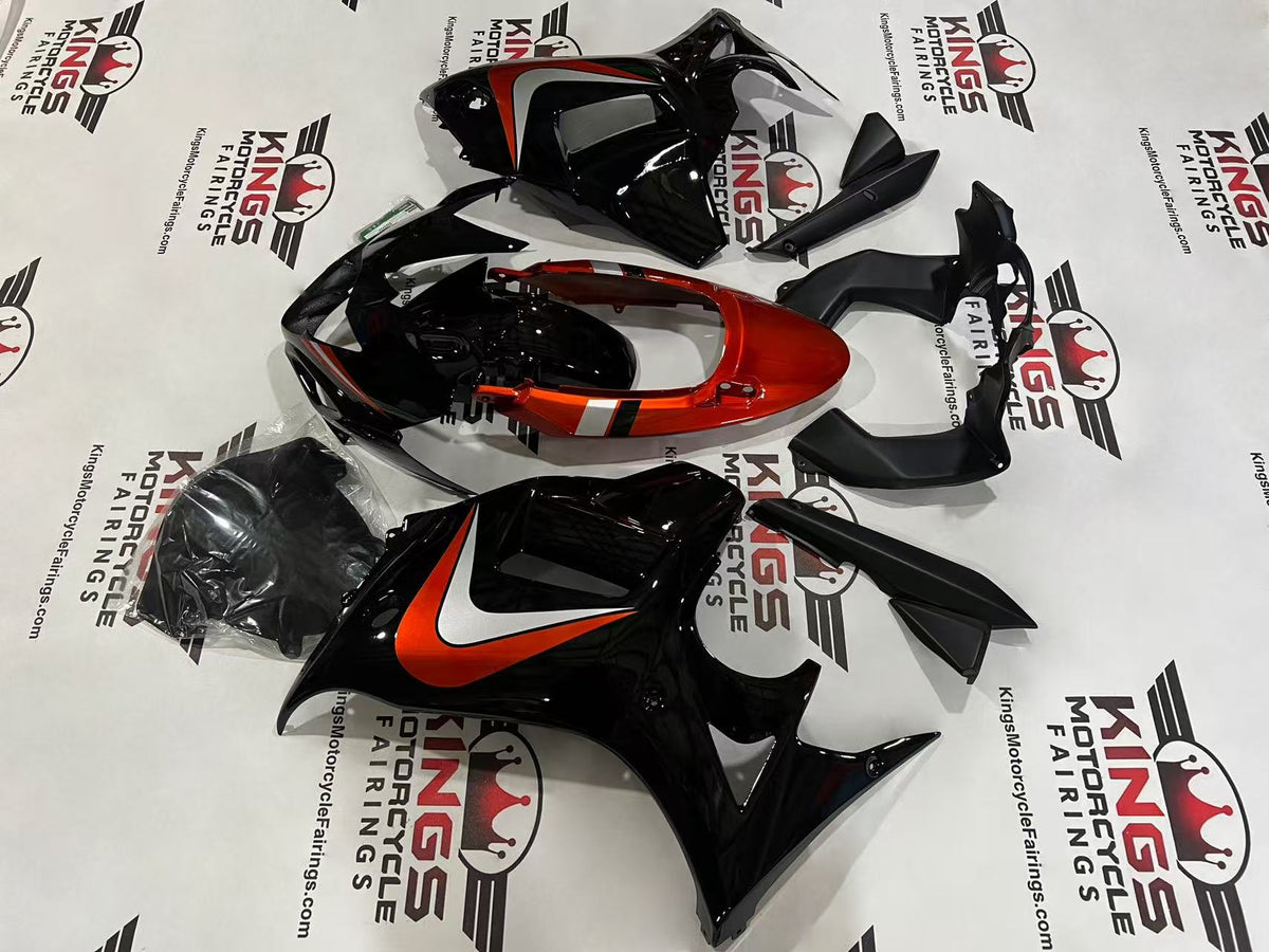 Suzuki GSX650F Fairings (2007-2015) Black, Candy Orange, Silver at KingsMotorcycleFairings.com