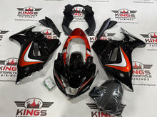 Suzuki GSX650F Fairing Kit (2007-2015) Black, Candy Orange, Silver at KingsMotorcycleFairings.com