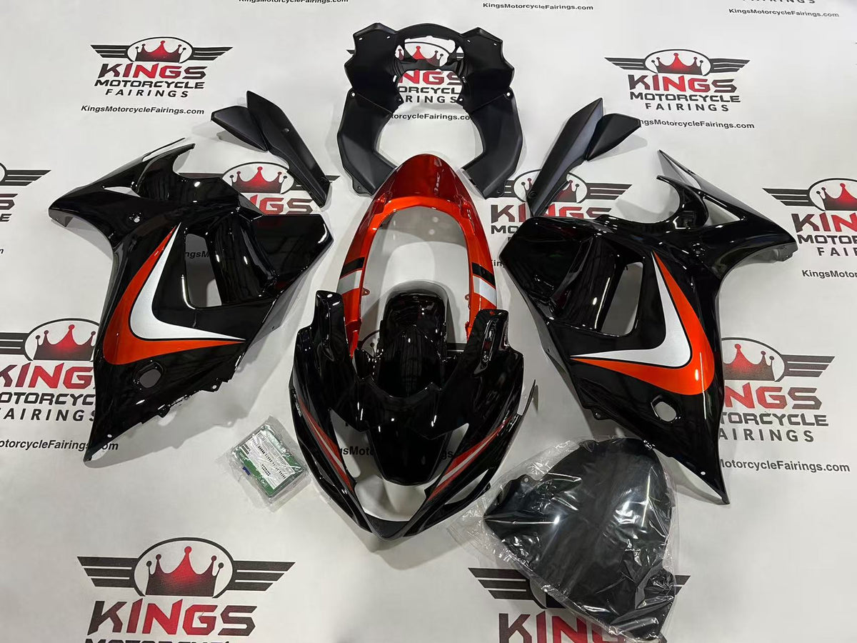 Fairings for Suzuki GSX650F (2007-2015) Black, Candy Orange, Silver from KingsMotorcycleFairings.com