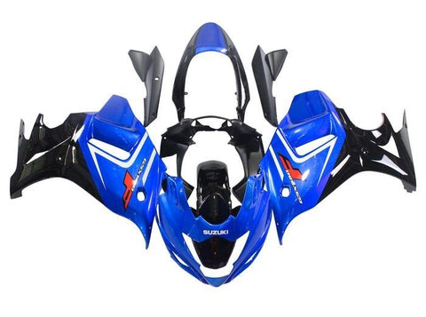 Suzuki GSX650F Fairings (2007-2015) Blue, White at KingsMotorcycleFairings.com
