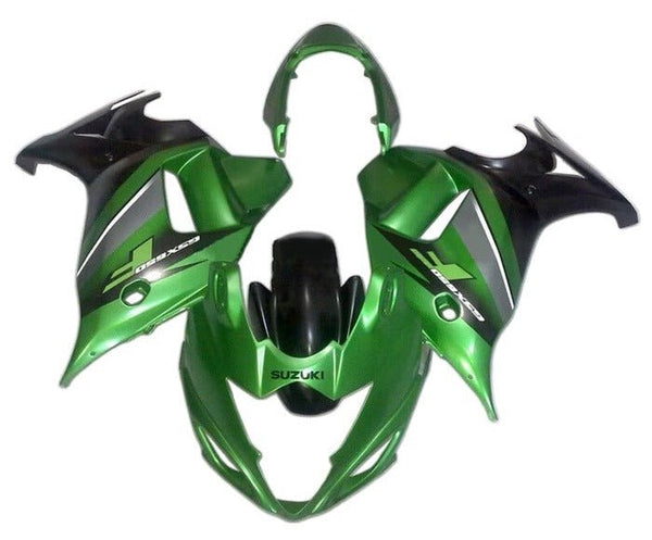 Suzuki GSX650F Fairings (2007-2015) Green, Black at KingsMotorcycleFairings.com