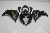 Suzuki GSX650F Fairings (2007-2015) Matte Black, Gold at KingsMotorcycleFairings.com