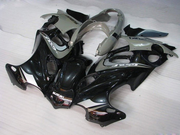 Suzuki GSX750F Katana Fairings (1998-2006) Black, Gray at KingsMotorcycleFairings.com
