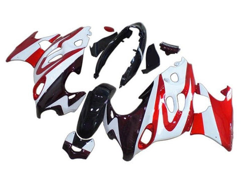 Suzuki GSX750F Katana Fairings (1998-2006) Black, White, Red at KingsMotorcycleFairings.com
