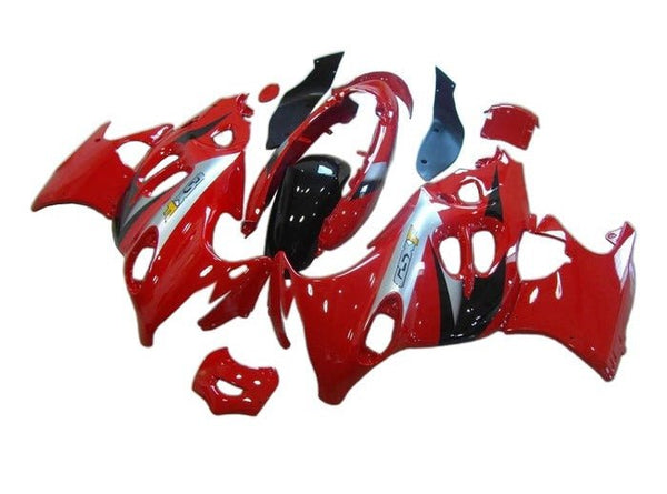 Suzuki GSX750F Katana Fairings (1998-2006) Red, Silver at KingsMotorcycleFairings.com