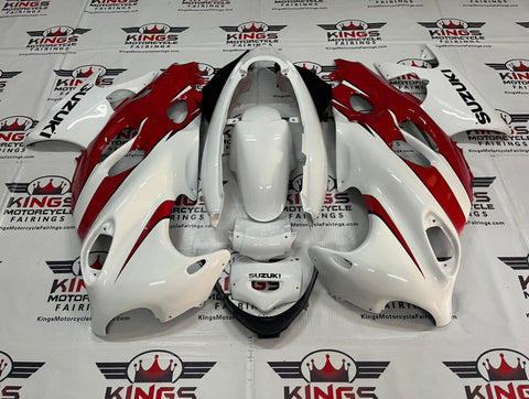 Suzuki GSX750F Katana Fairings (1998-2006) White, Red, Black at KingsMotorcycleFairings.com